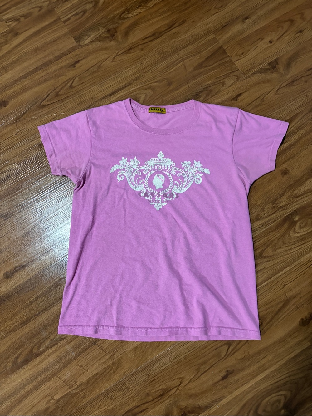 Girls' Short Sleeve Pink Graphic Tee